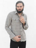 Heavyweight Textured Check Shirt