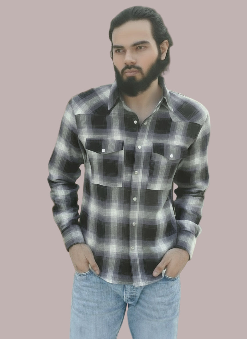 Heavyweight Flannel Checkered Shirt