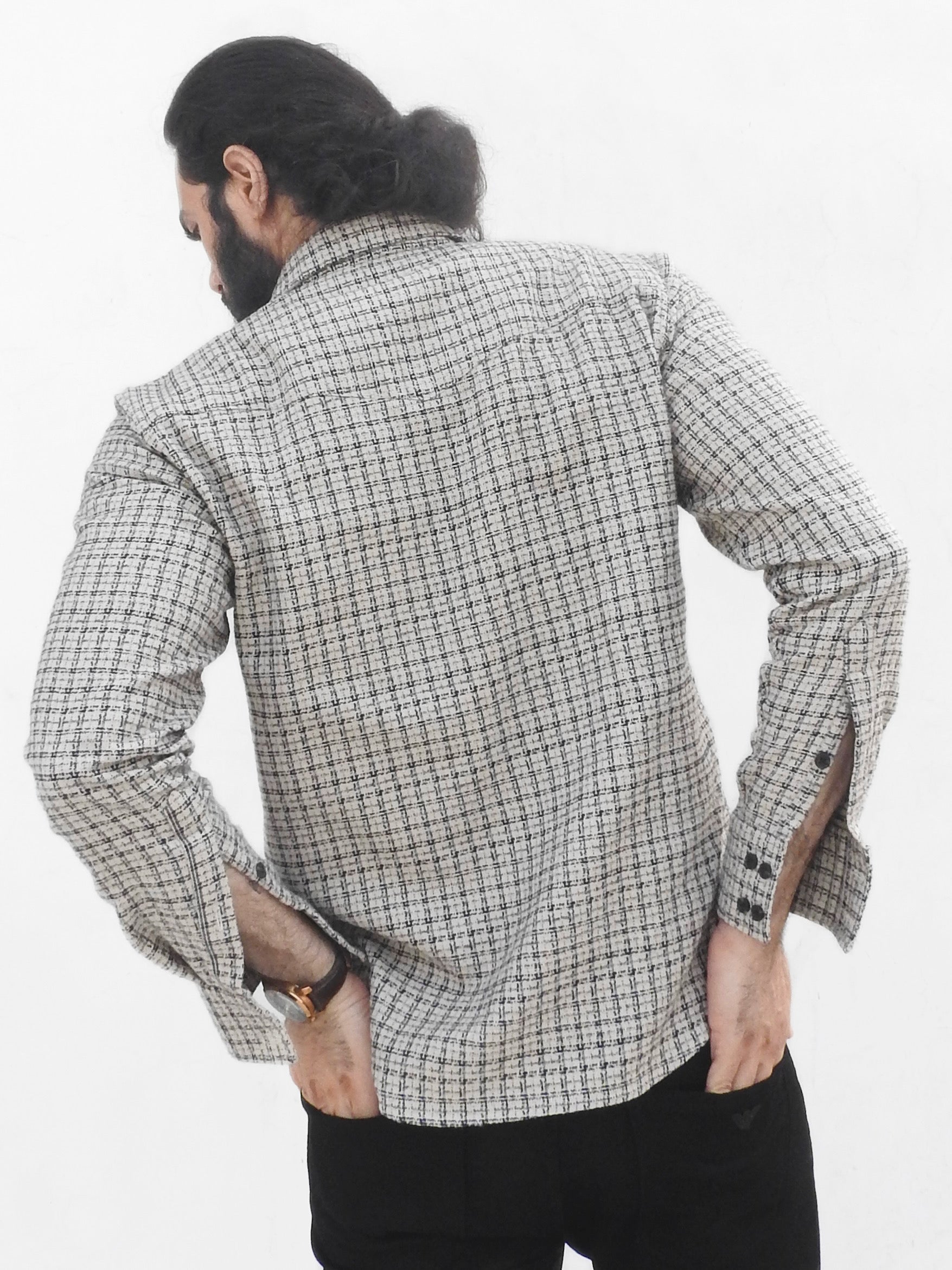 Heavyweight Textured Check Shirt