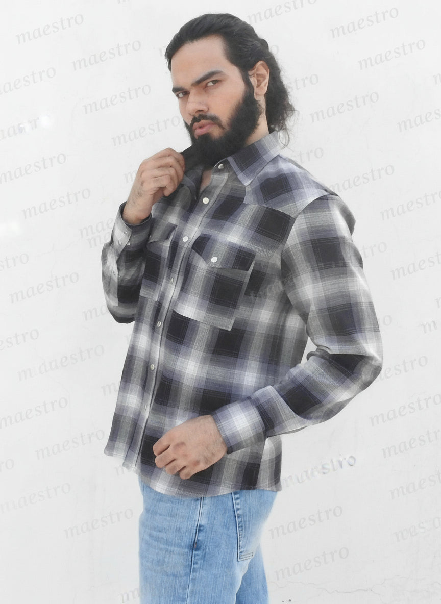 Heavyweight Flannel Checkered Shirt
