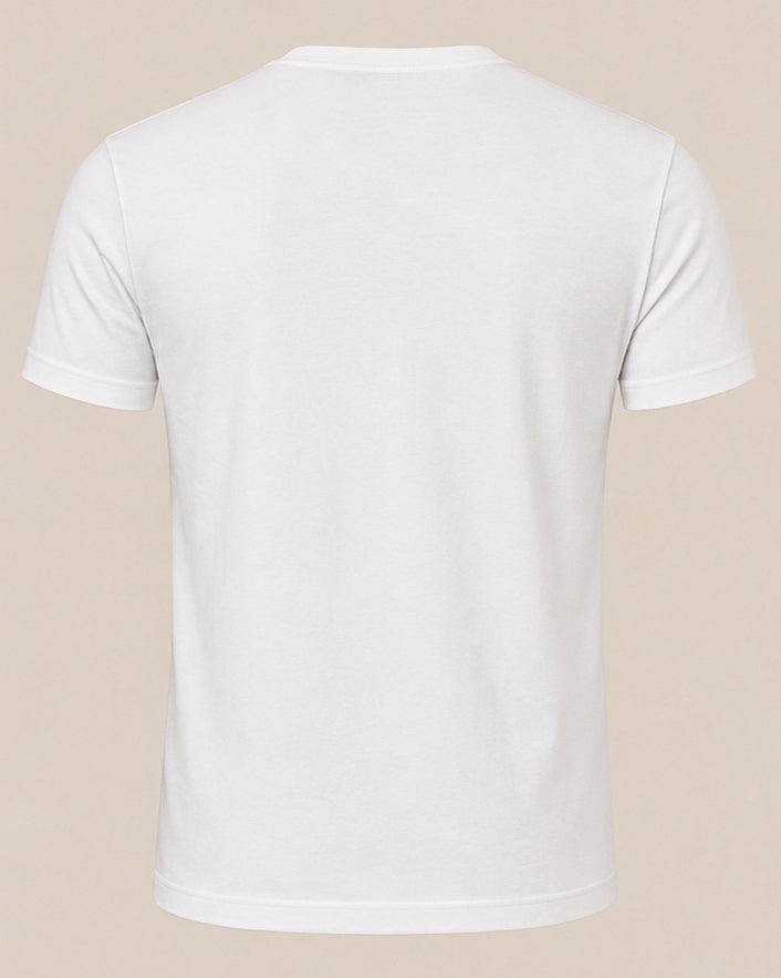 Classic Slim Fit Off-White T-Shirt
