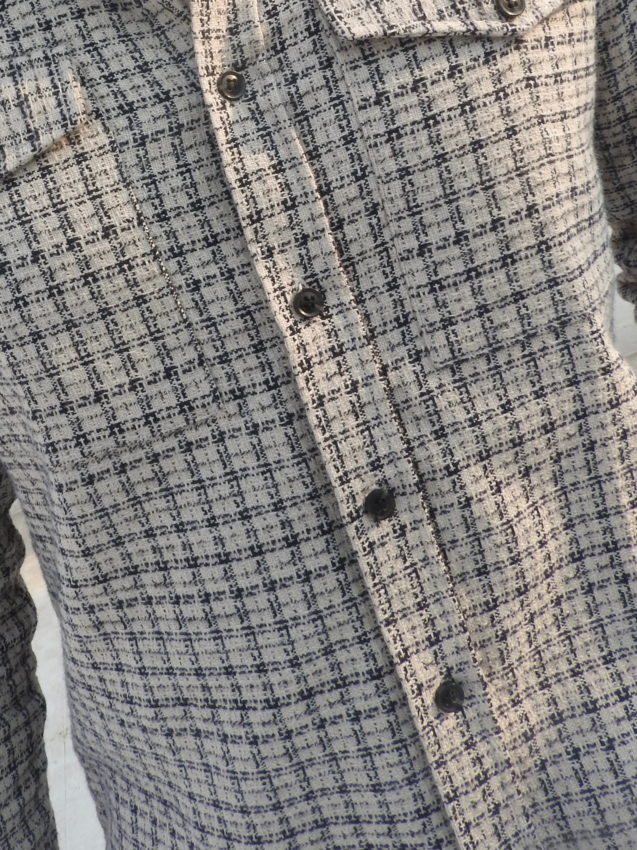 Heavyweight Textured Check Shirt