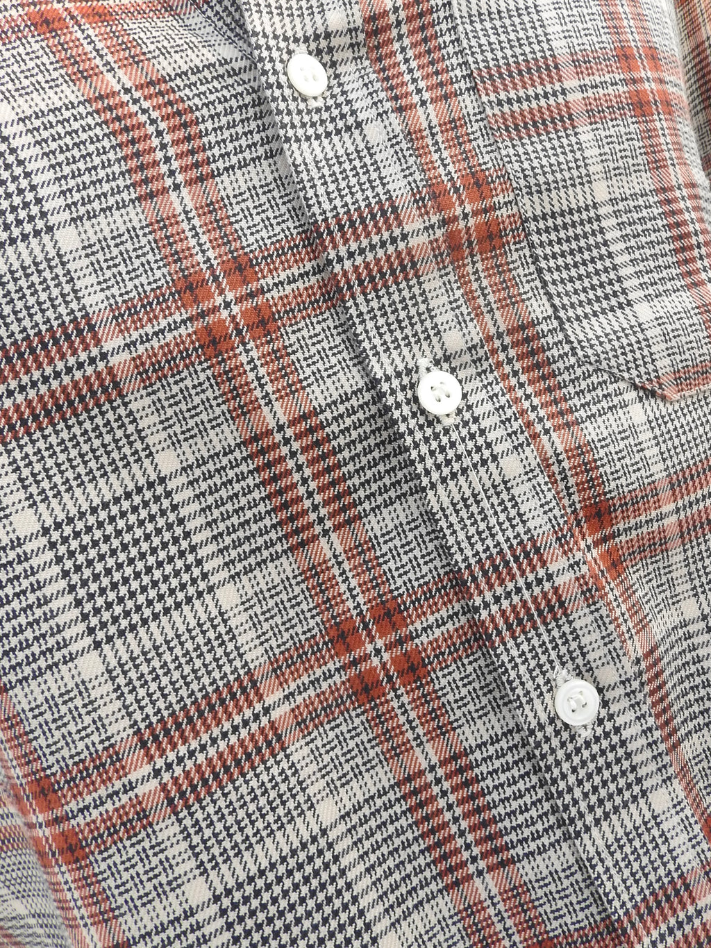 Broad Windowpane Checkered Shirt