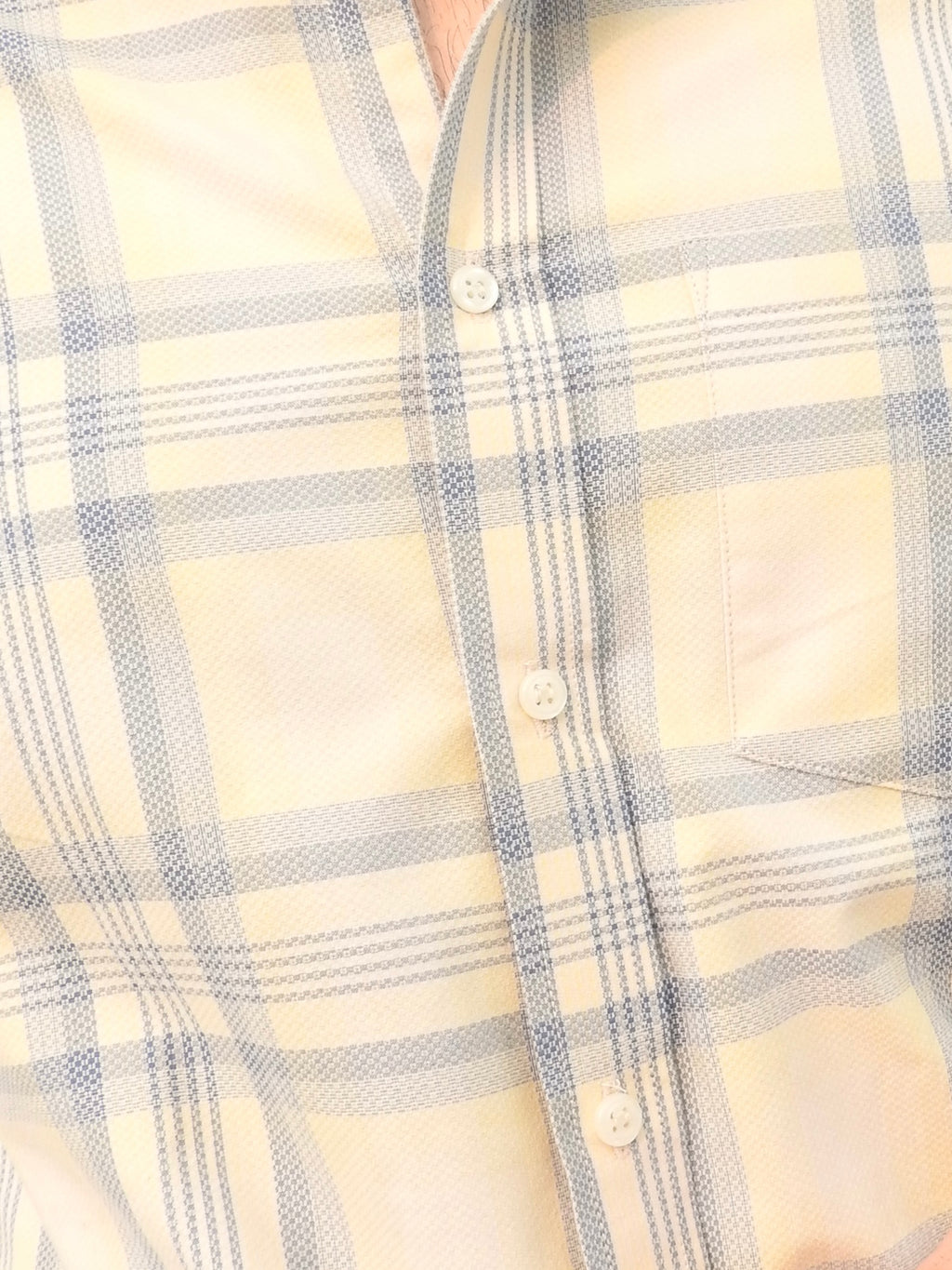 Pastel Tone Corduroy Check Shirt