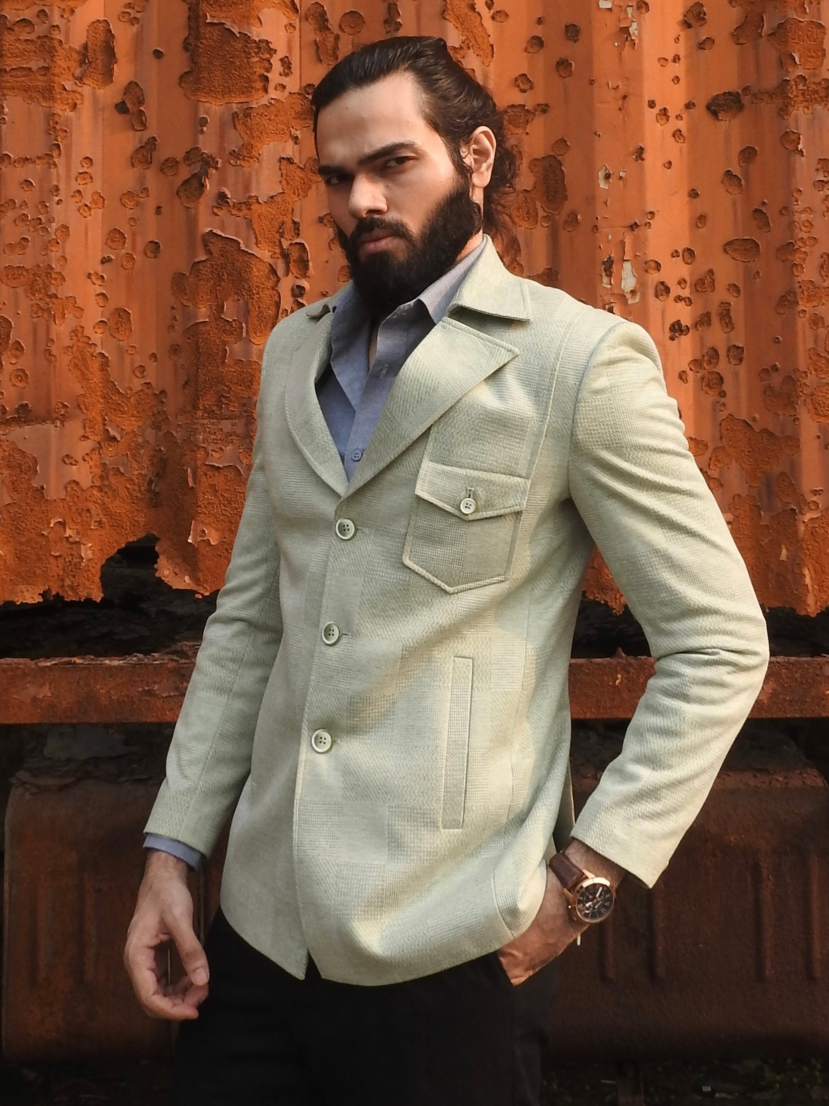 Pistachio Green Vintage Blazer