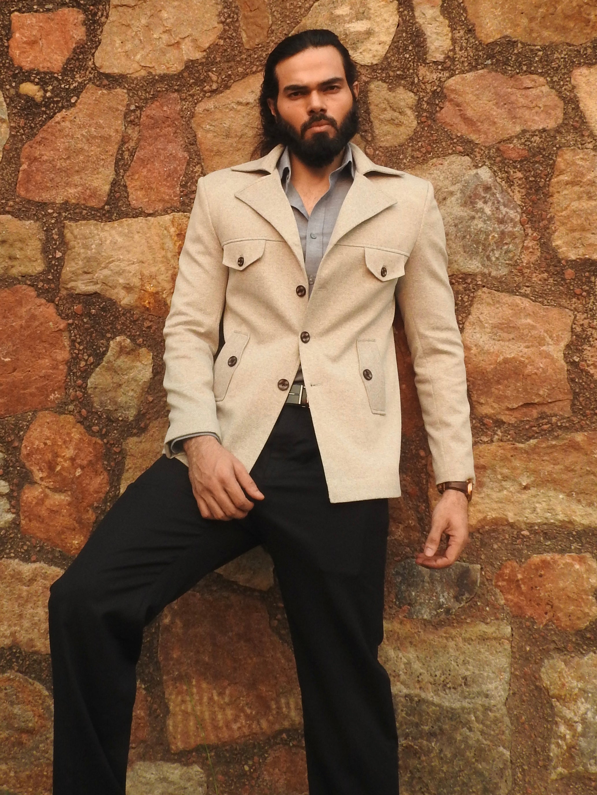 Light Greige Vintage Blazer