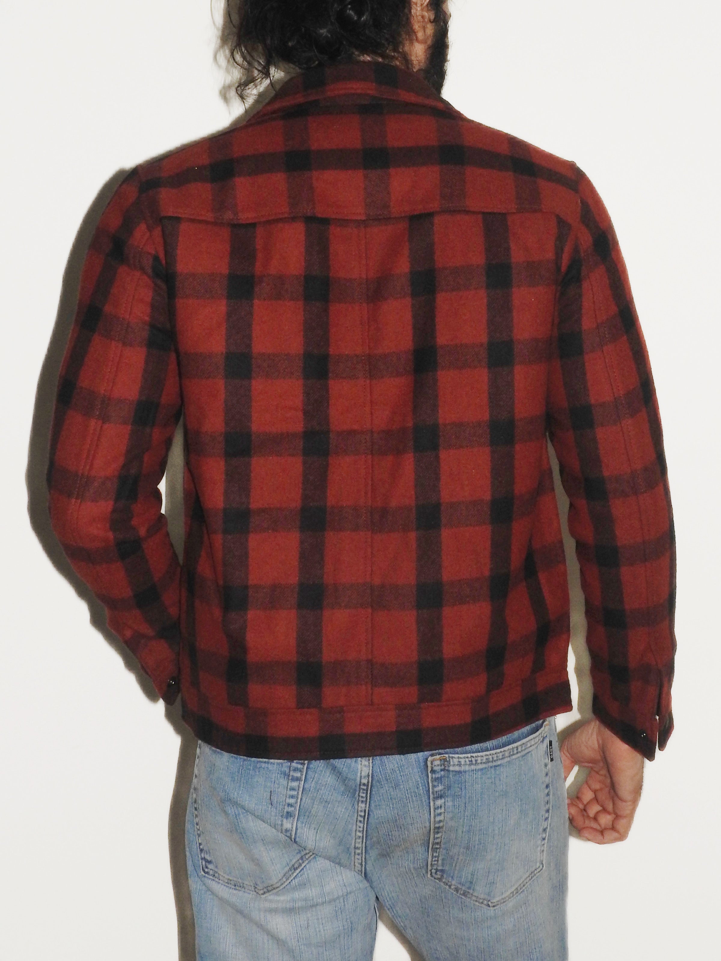 Red & Black Checkered Jacket