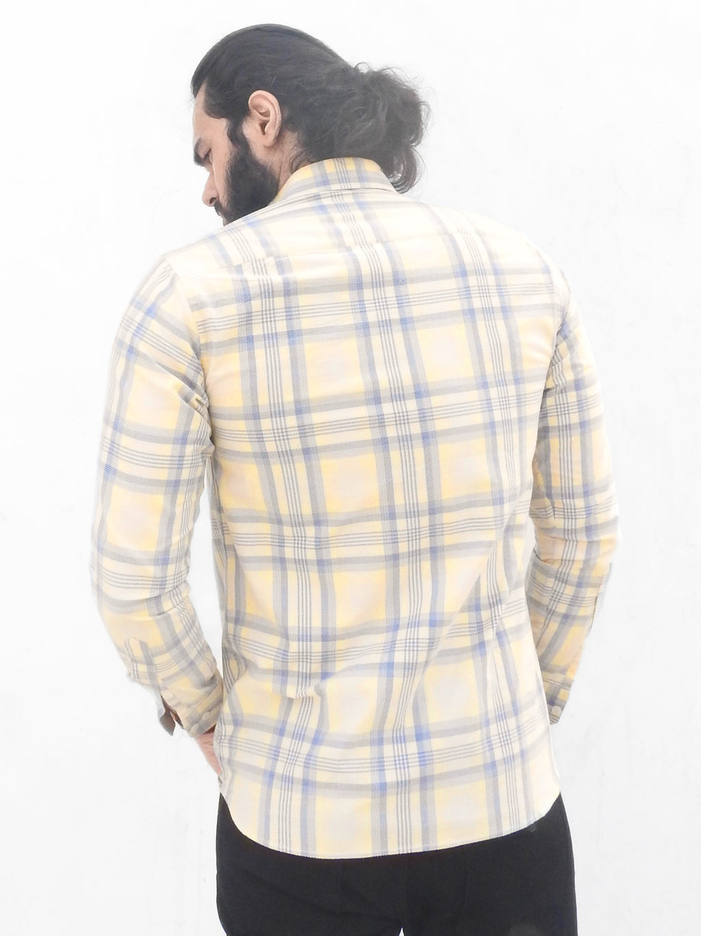 Pastel Tone Corduroy Check Shirt