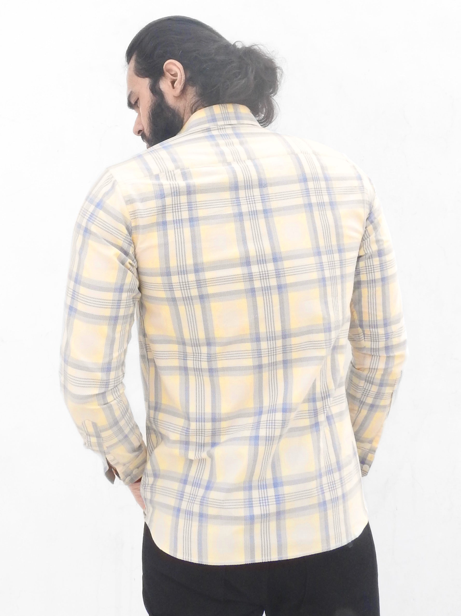 Pastel Tone Corduroy Check Shirt