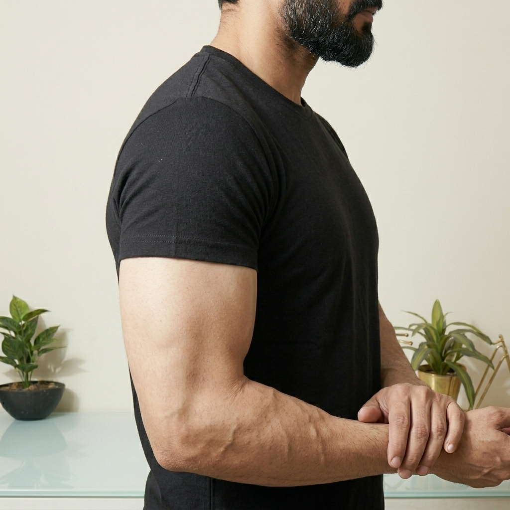 Classic Slim Fit Black T-Shirt